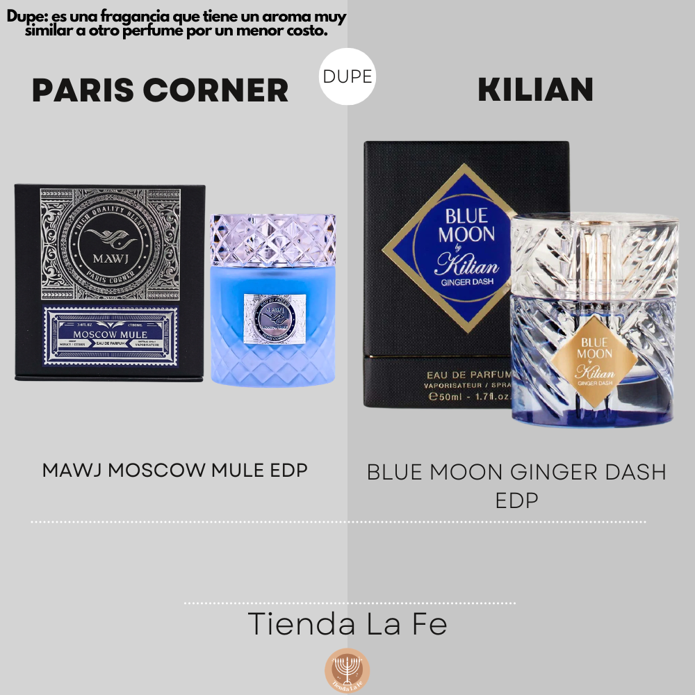 PARIS CORNER MAWJ MOSCOW MULE EDP 100ML (U) (DUPE KILIAN BLUE MOON GINGER DASH EDP)