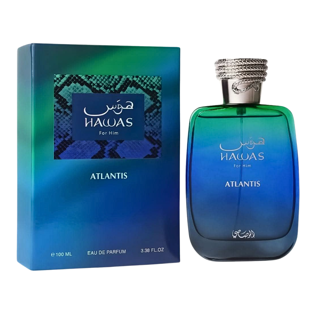 RASASI HAWAS ATLANTIS FOR HIM EDP 100ML (H) (DUPE PACO RABANNE INVICTUS PARFUM)