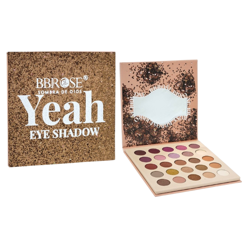 PALETA DE SOMBRAS DE OJOS DE ALTA PIGMENTACION DE 25 TONOS BBROSE 28G