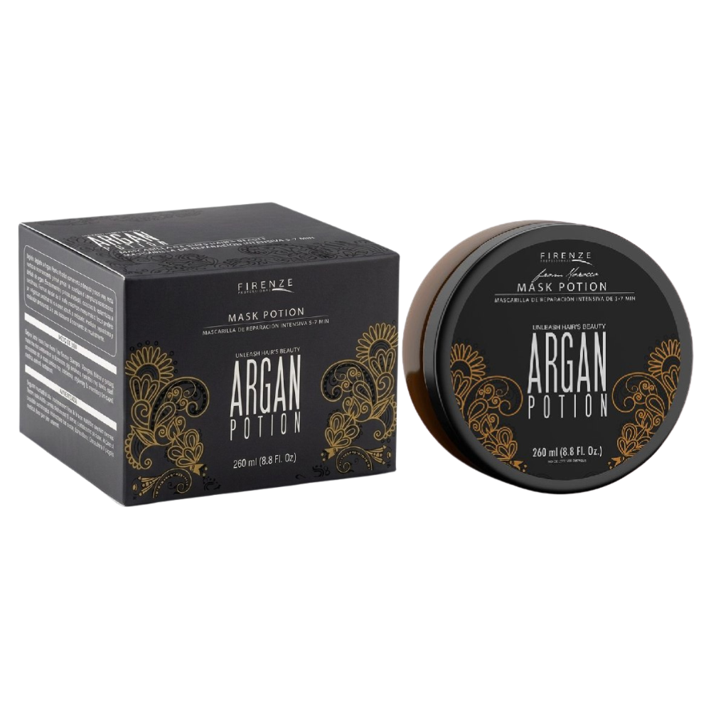 MASCARILLA CAPILAR DE REPARACION INTENSA DE ACEITE DE ARGAN PURO HUMECTANTE FIRENZE 260ML