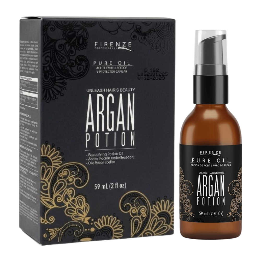 SUERO CAPILAR INTENSIVO A BASE DE ACEITE DE ARGAN DE ALTA PUREZA HIDRATANTE ANTI FRIZZ FIRENZE 59ML
