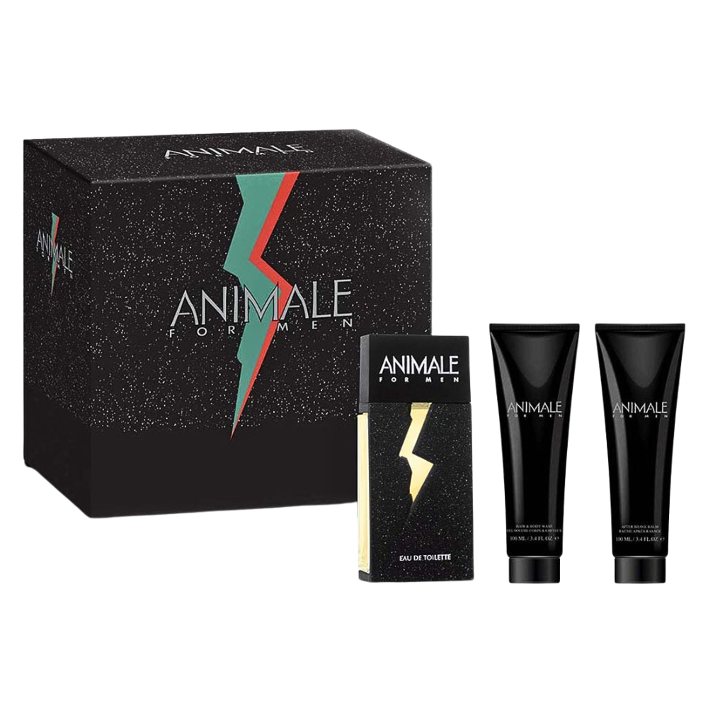 SET ANIMALE FOR MEN EDT 100ML, AFTER SHAVE 100ML, SHOWER GEL 100ML (H)
