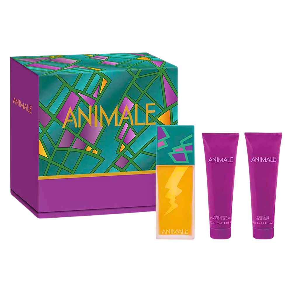 SET ANIMALE FOR WOMEN EDP 100ML, SHOWER GEL 100ML, BODY LOTION 100ML (M)