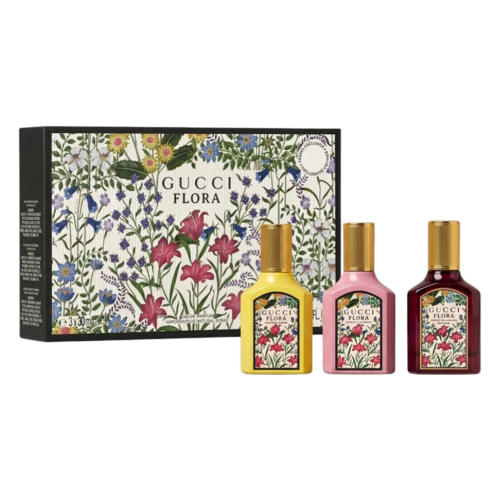 SET GUCCI FLORA EDP 30MLX3 (M)