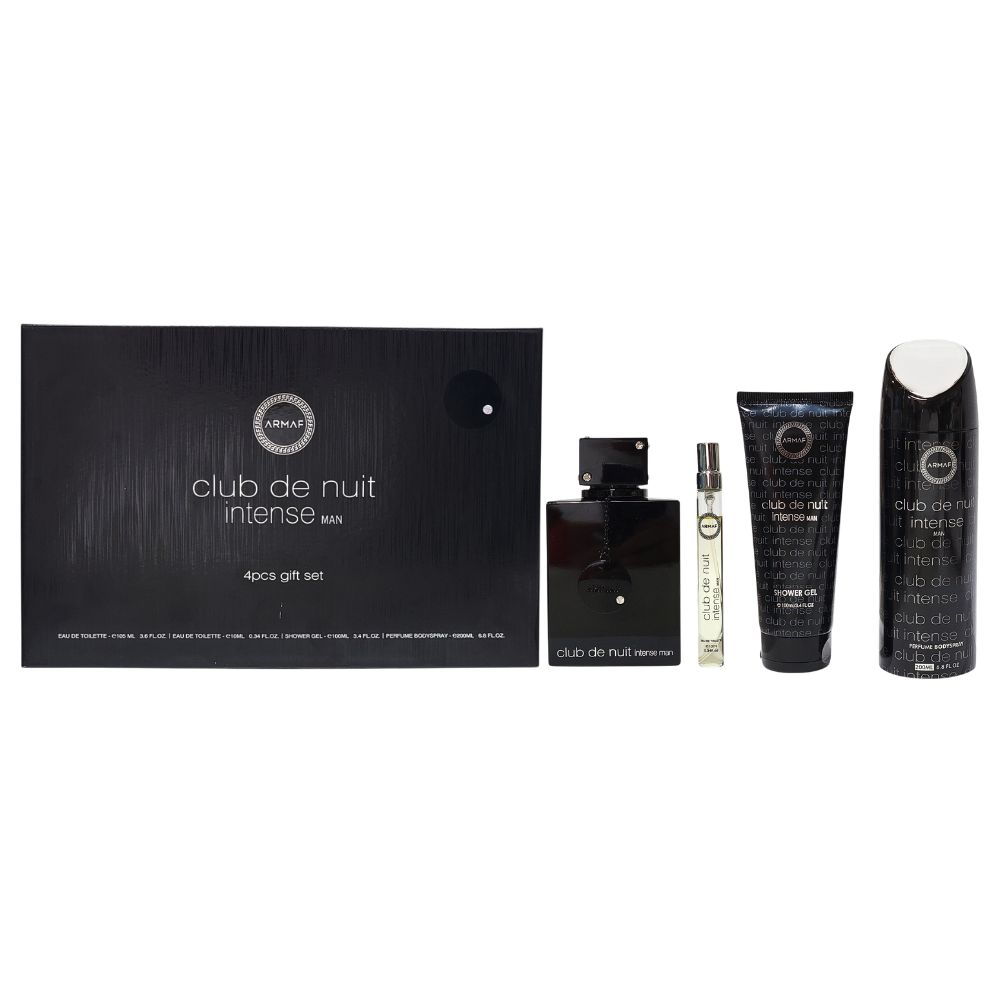 SET ARMAF CLUB DE NUIT INTENSE MAN GIFT EDT 105ML, EDT 10ML, SHOWER GEL 100ML, BODY SPRAY 200ML (H)