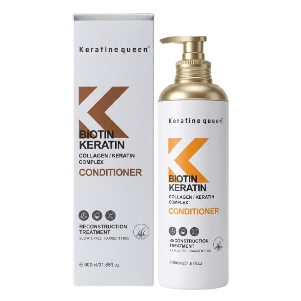 ACONDICIONADOR DE BIOTINA Y KERATINA FORTALECEDOR AVANZADO KERATINE QUEEN 283.5G