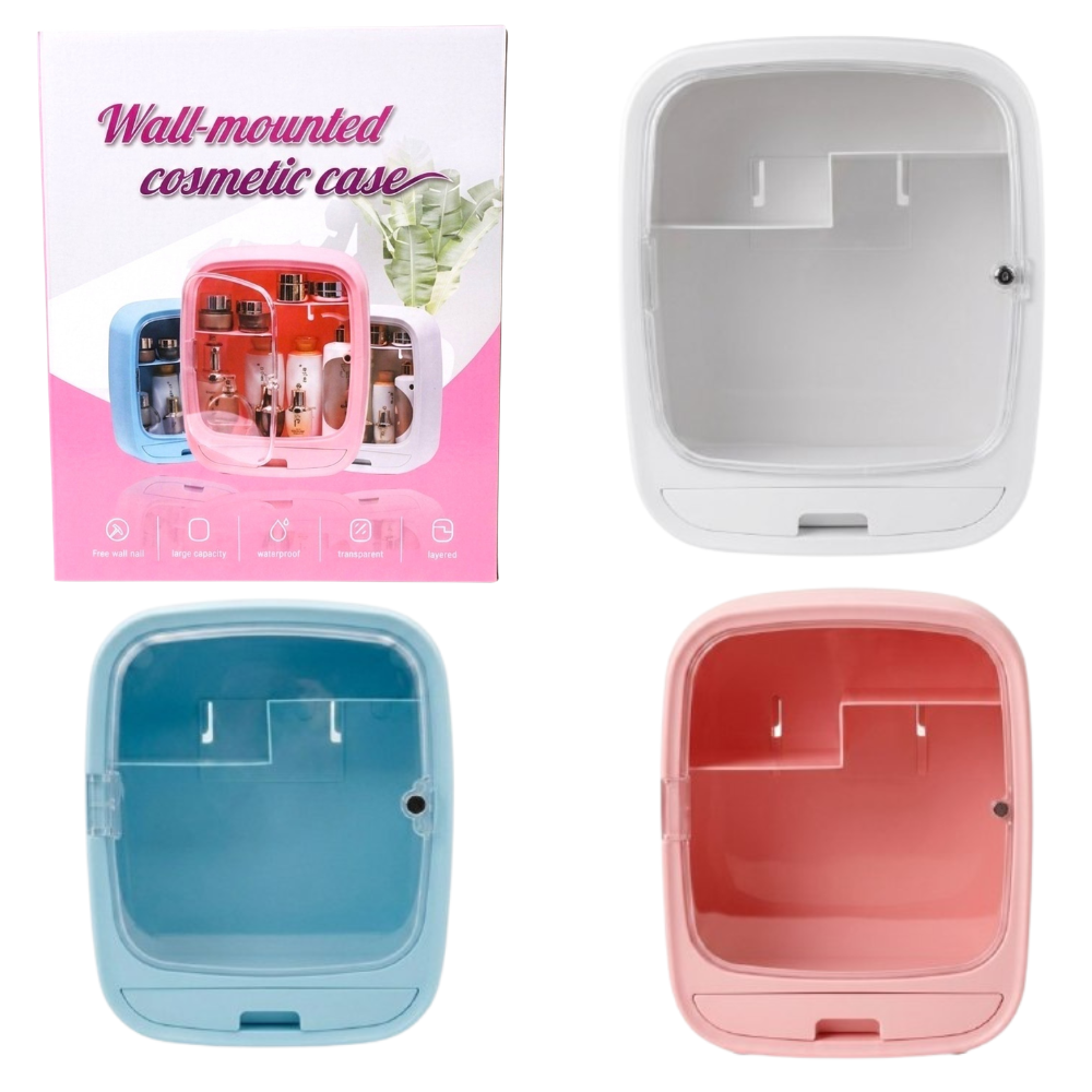 ORGANIZADOR ESTUCHE DE COSMETICOS DE PARED 13x4x11CM