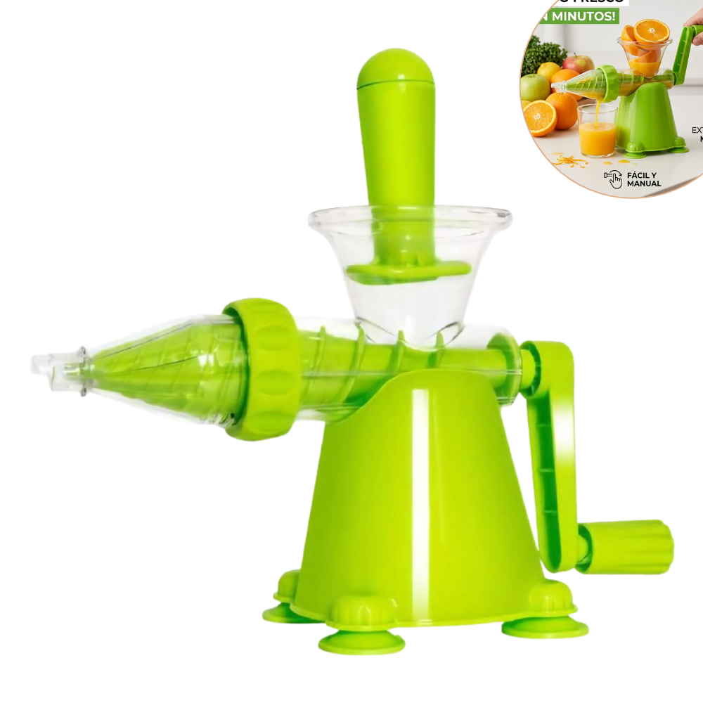 MAQUINA EXTRACTOR MANUAL DE JUGOS GRANDE MULTIFUNCIONAL PARA FRUTAS Y VERDURAS