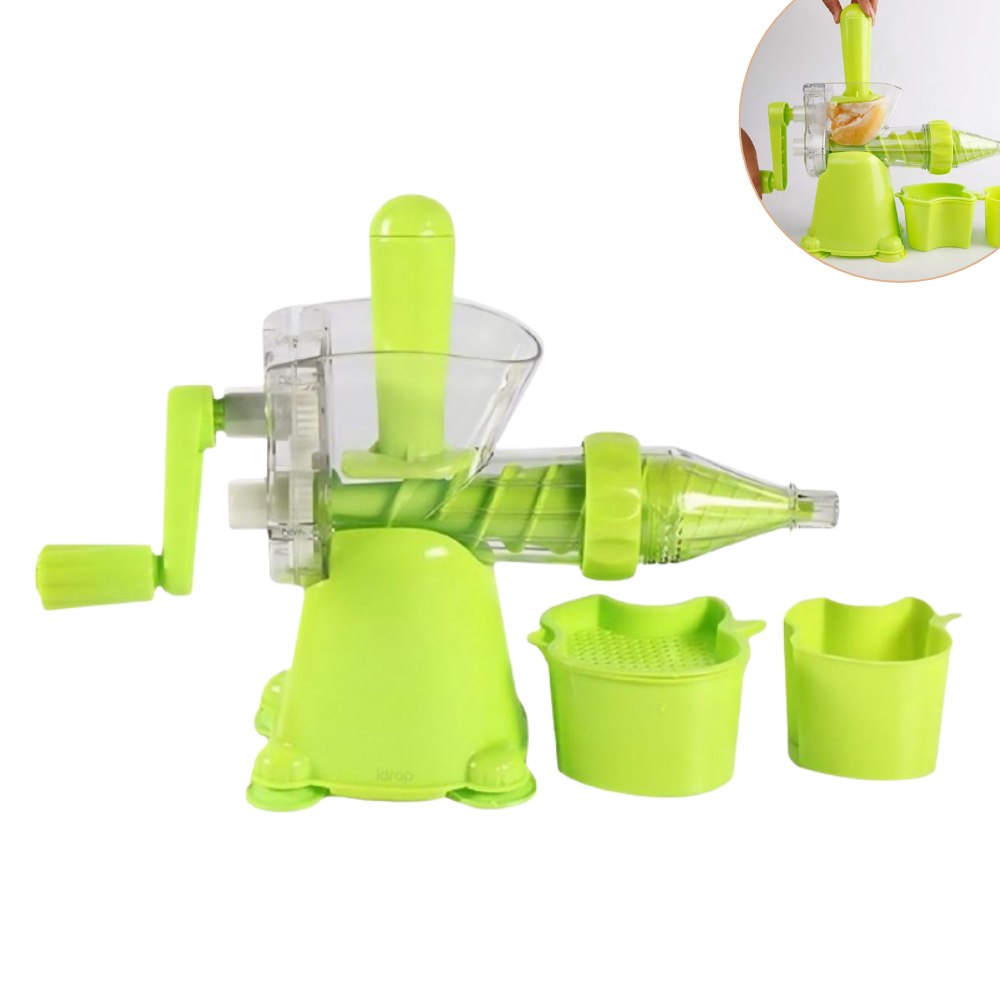 MAQUINA EXTRACTOR MANUAL DE JUGOS PEQUEÑO MULTIFUNCIONAL PARA FRUTAS Y VERDURAS