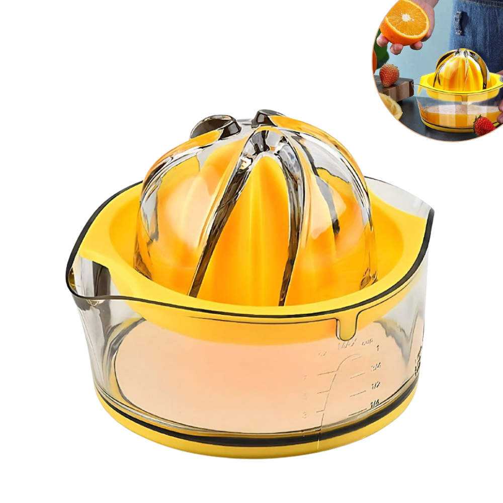 MAQUINA EXPRIMIDOR MANUAL DE CITRICOS CON TAZA MEDIDORA INTEGRADA