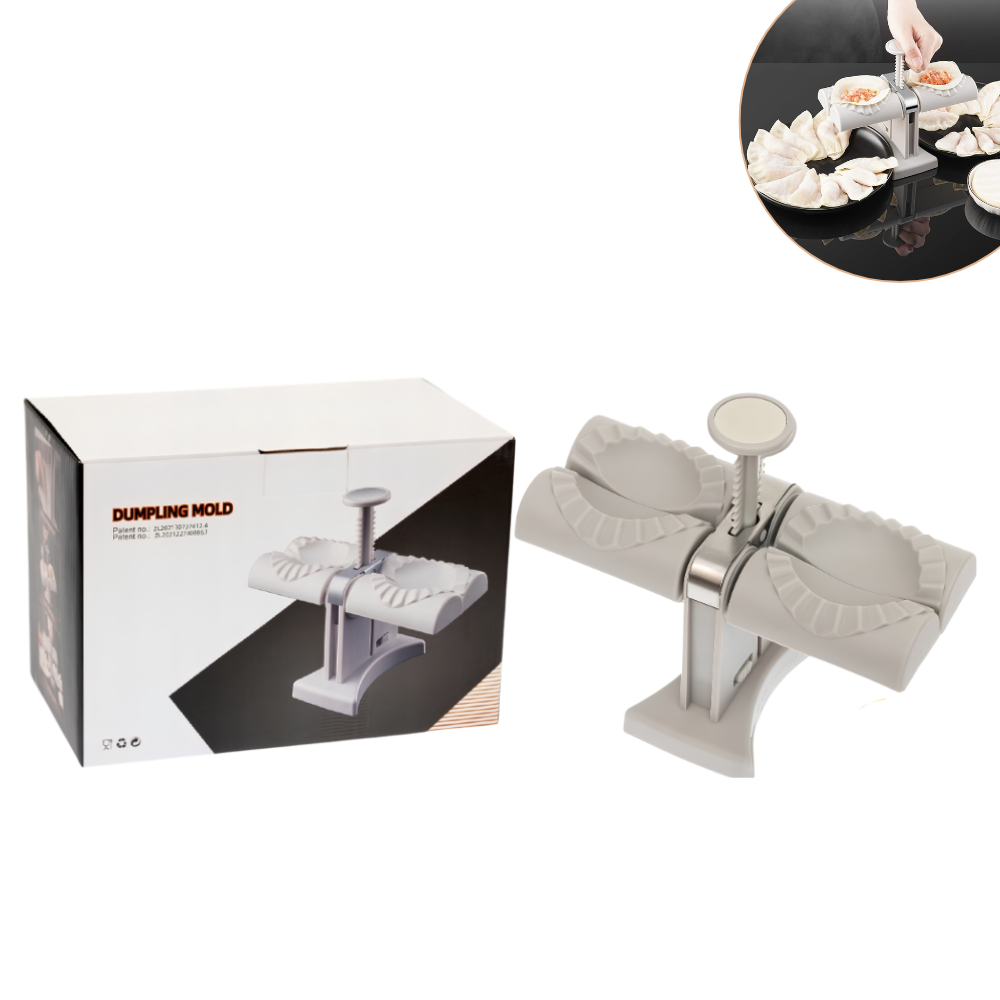 MAQUINA MANUAL PARA HACER DUMPLING Y PASTELITOS RAPIDAMENTE 17X20CM