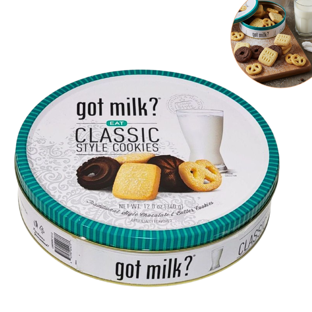 CAJA DE GALLETAS DE CHOCOLATE Y MANTEQUILLA GOT MILK? 340G