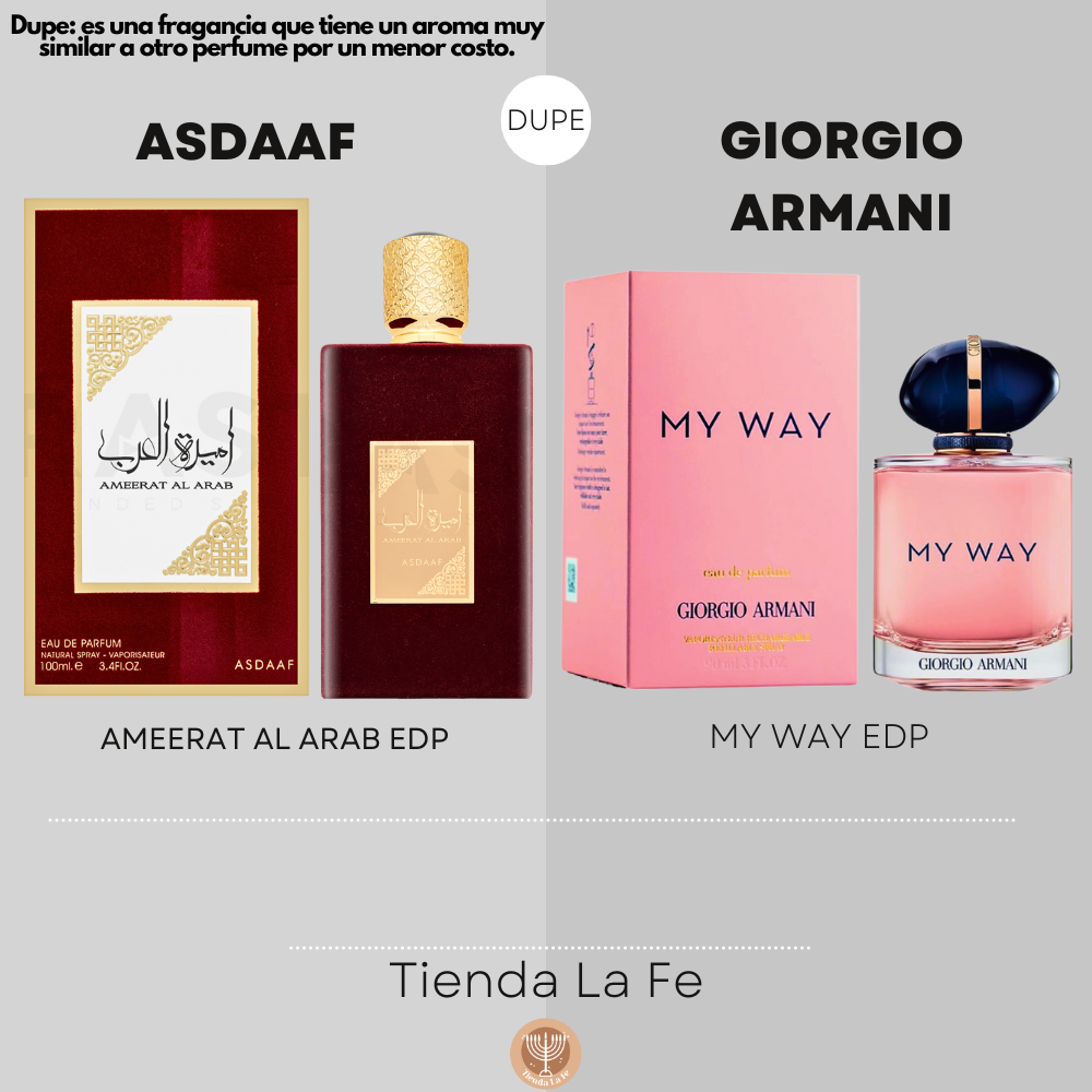 LATTAFA (ASDAAF) AMEERAT AL ARAB EDP 100ML (M) (DUPE GIORGIO ARMANI MY WAY EDP)