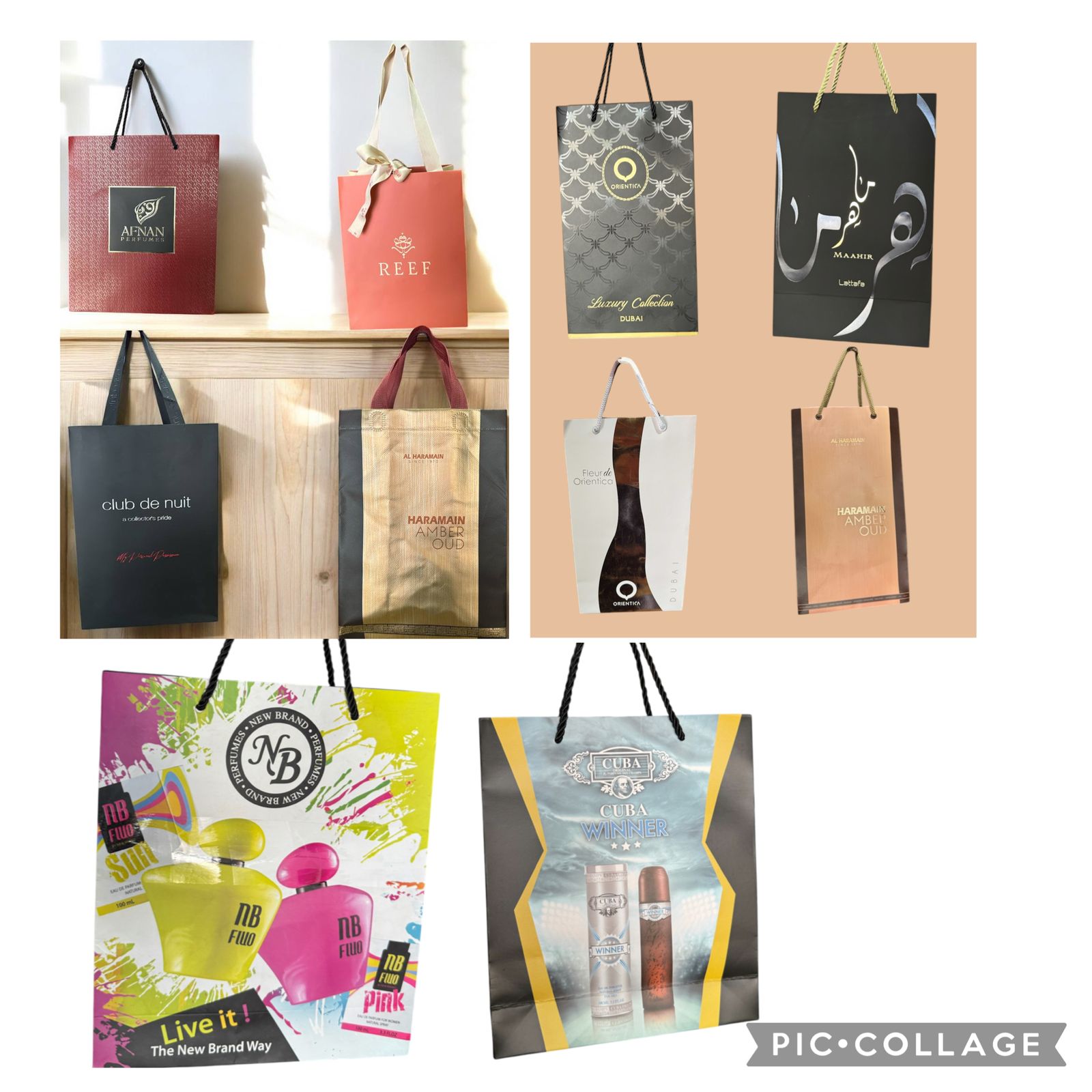 BOLSAS  DE PERFUMES ARABES  PARA PERFUME