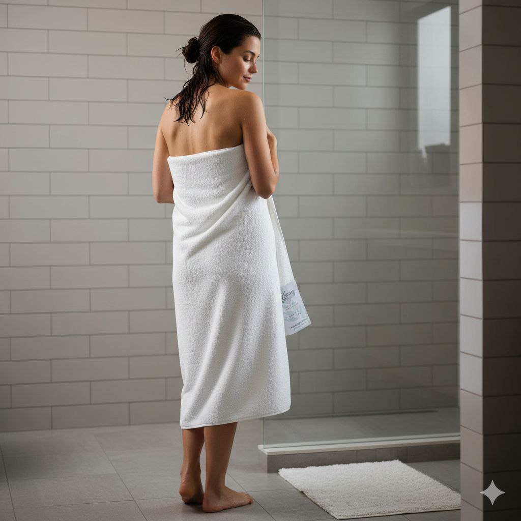 TOALLA DE ALGODON LUXURY NATURE 152X76CM