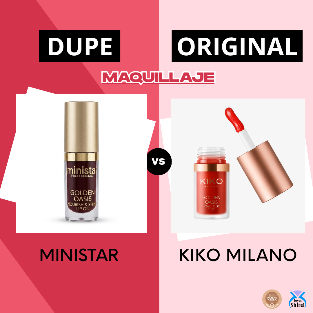 ACEITE LABIAL HIDRATANTE Y NUTRITIVO MINISTAR 8ML (DUPE DE KIKO MILANO)