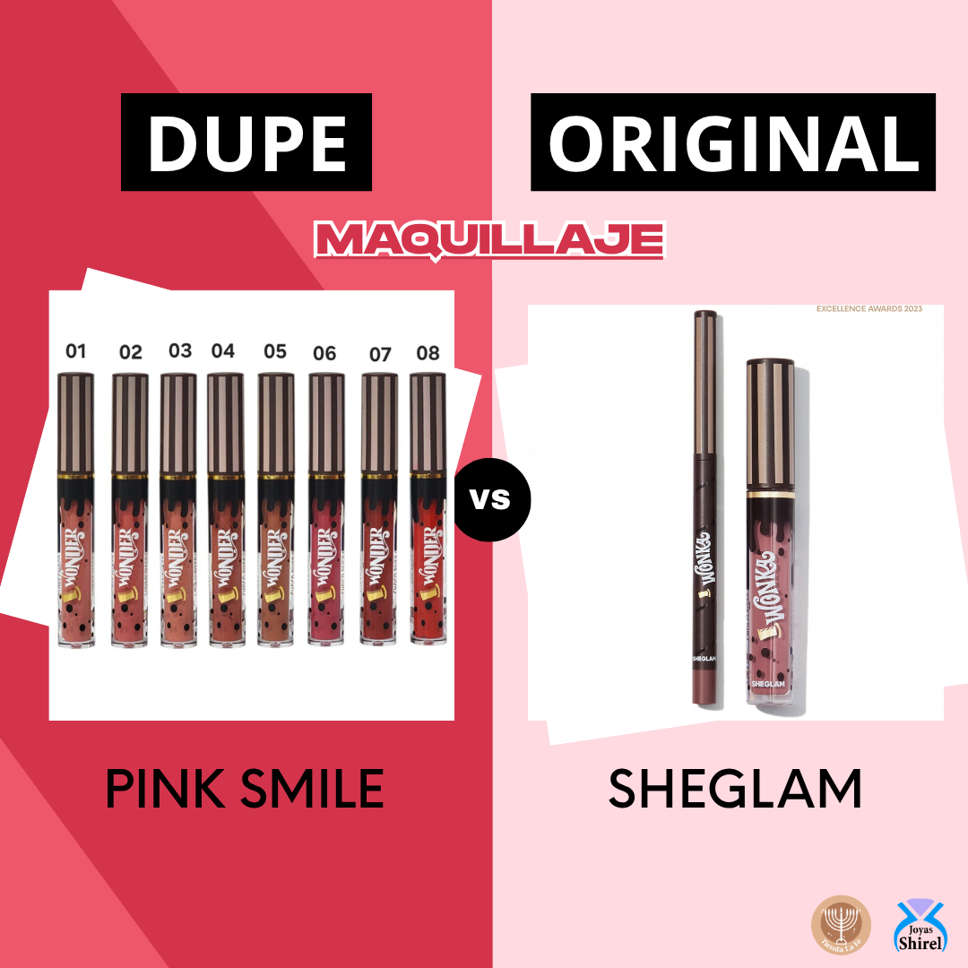 BRILLO LABIAL PARA CUALQUIER TONO DE PIEL PINK SMILE 8ML (DUPE DE SHEGLAM)