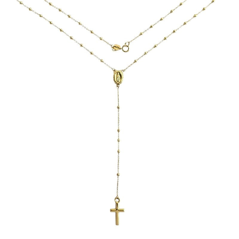 ROSARIO DE ORO 10K 32CM PESO: 2.2G