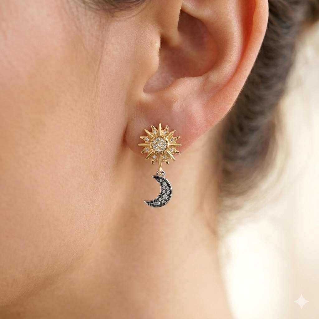 ARITO PANDORA DE PLATA 9.25 DE SOL Y LUNA PESO 2.4G