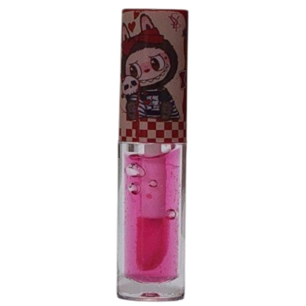 BRILLO LABIAL CON DISEÑO DE LABUBU