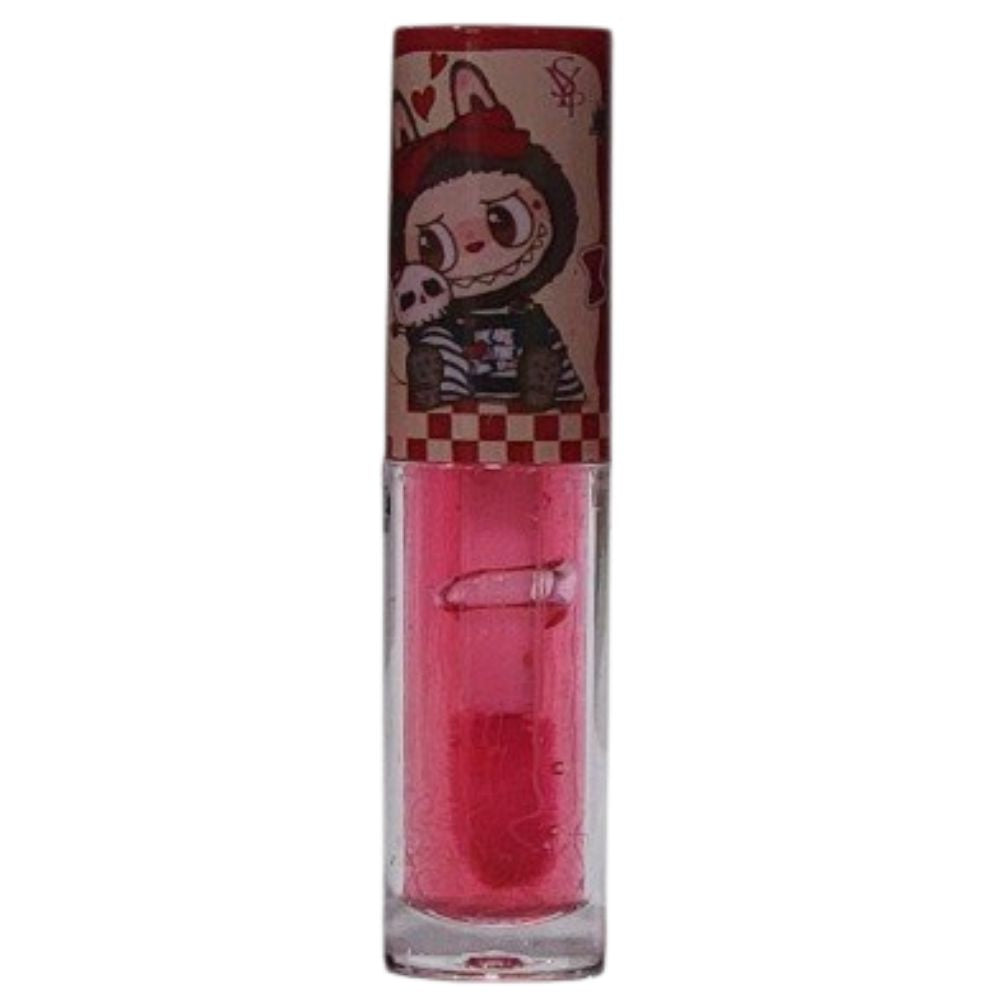 BRILLO LABIAL CON DISEÑO DE LABUBU