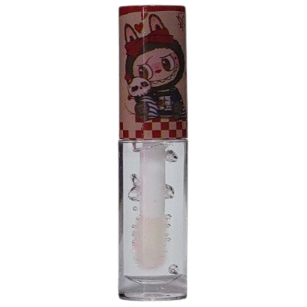 BRILLO LABIAL CON DISEÑO DE LABUBU