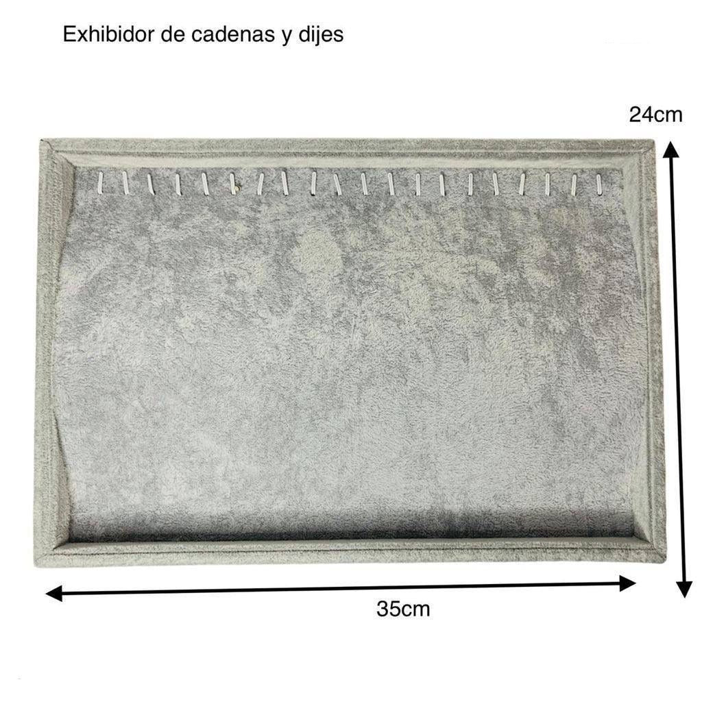 MAQUETA PARA  20 CADENAS JOYERIA EXIBIDOR