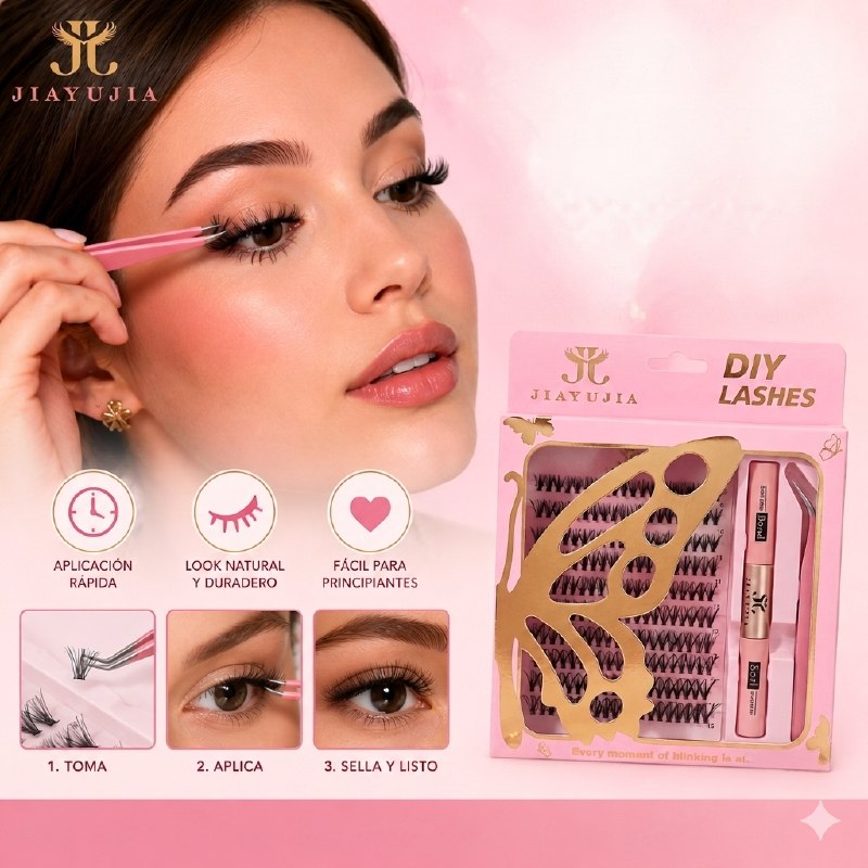 KIT DIY DE EXTENSIONES DE PESTAÑAS 9MM A 15MM JIAYUJIA