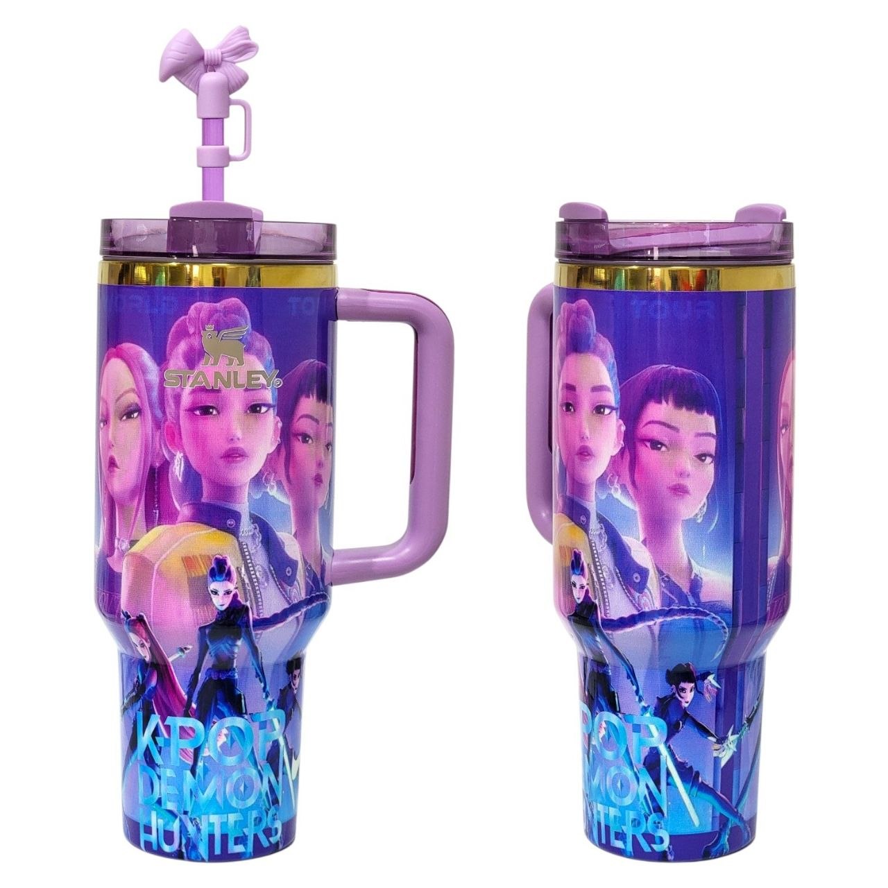 TERMO COLECCIONABLE DE K-POP DEMON HUNTERS X FORTNITE STANLEY 40OZ