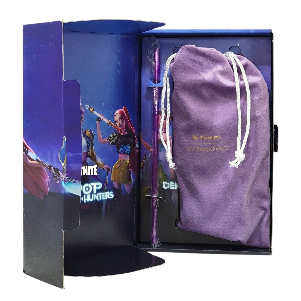 TERMO COLECCIONABLE DE K-POP DEMON HUNTERS X FORTNITE STANLEY 40OZ