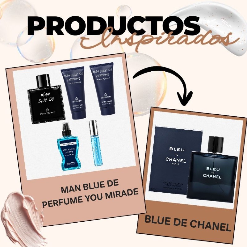 SET YOU MIRADE MAN BLUE DE PERFUME EDP 100ML, EDP 15ML, AFTER SHAVE 150ML, BODY MIST 100ML, BODY LOTION 150ML (H) (AROMA SIMILAR BLEU DE CHANEL)