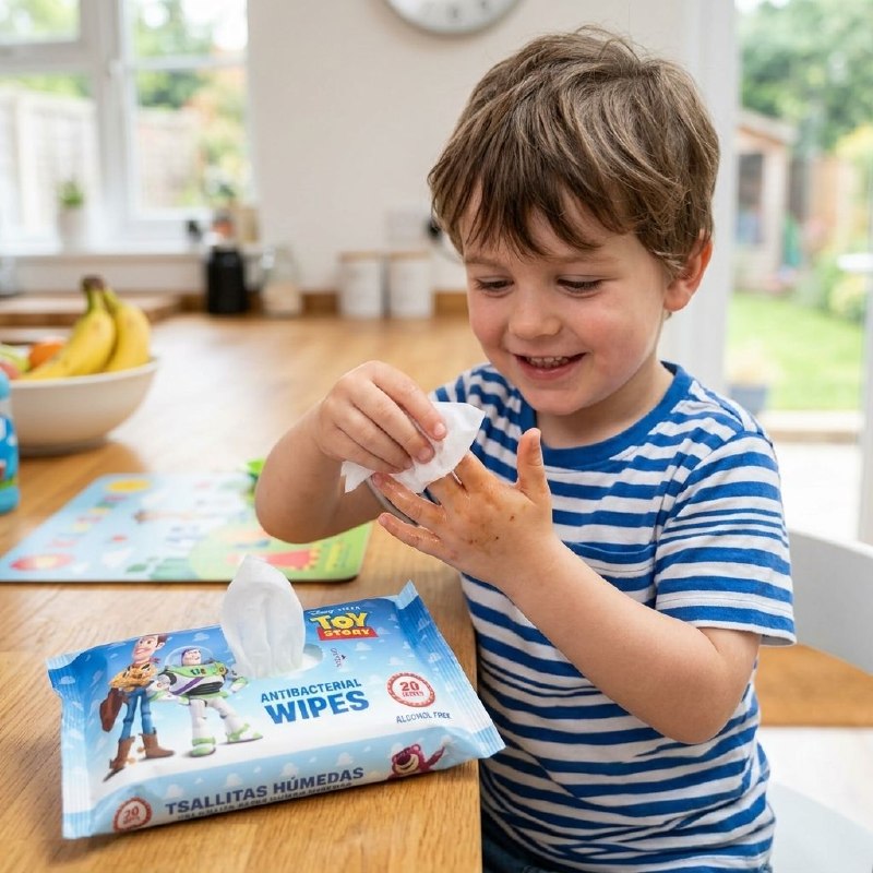 TOALLITAS HUMEDAS ANTIBACTERIALES PARA NIÑOS TOY STORY 20UND