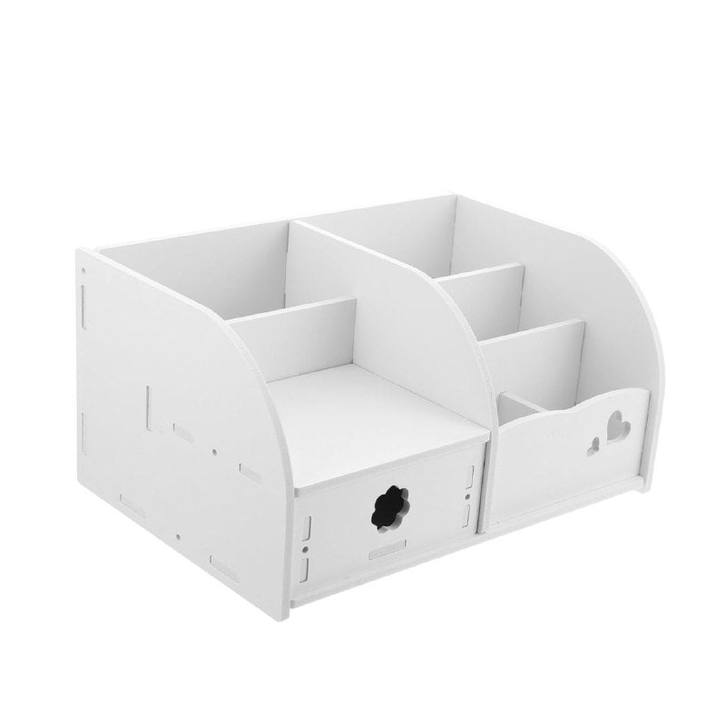 ORGANIZADOR DE MAQUILLAJE O JOYERIA COLOR BLANCO