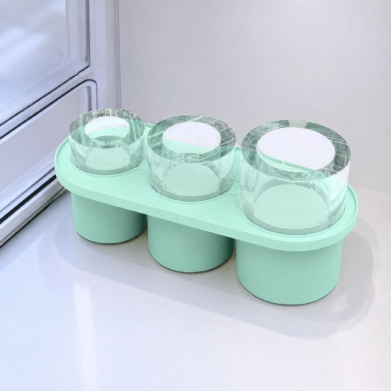 MOLDE PARA HIELO CUBOS DE 3 TAMAÑOS 28X12X8.5CM