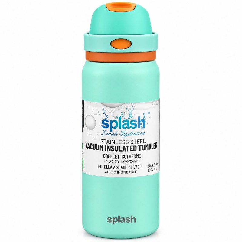 BOTE TERMICO DE ACERO INOXIDABLE SPLASH 900ML