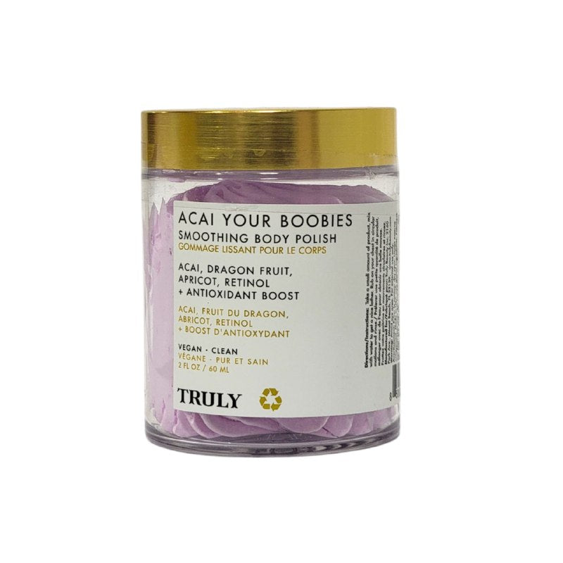 CREMA CORPORAL SUAVIAZANTE, REDUCCE LAS ESTRIAS Y LINEAS FINAS  EL PECHO DE RETINOL Y ACAI TRULY 60ML