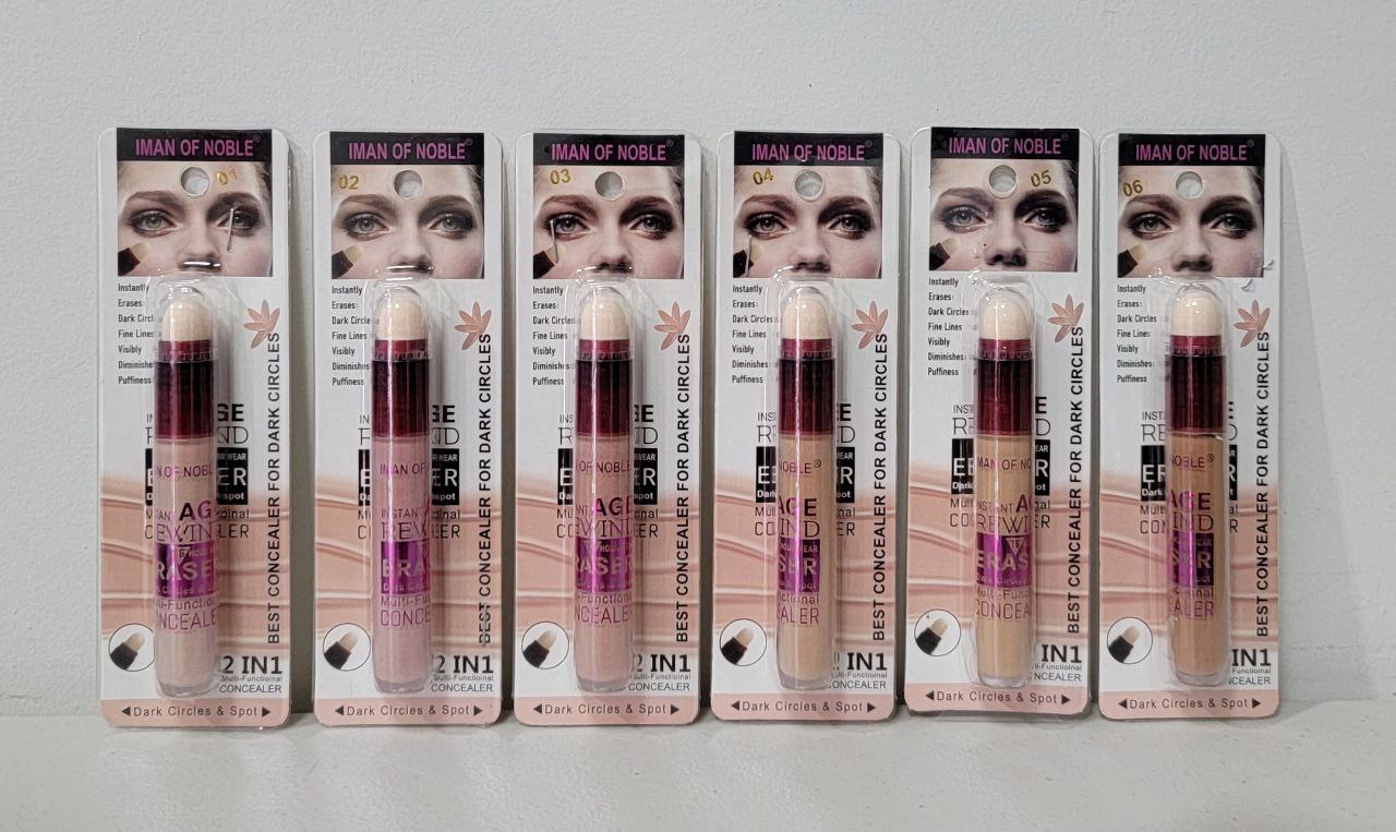 CORRECTOR 2 EN 1 PARA PUNTOS NEGROS 6 TONOS IMAN OF NOBLE 8G (DUPE DE MAYBELLINE)