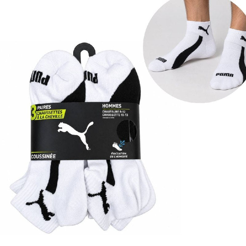 CALCETA TOBILLERA PUMA ORIGINAL PARA HOMBRE 8 PARES TALLA 10-13