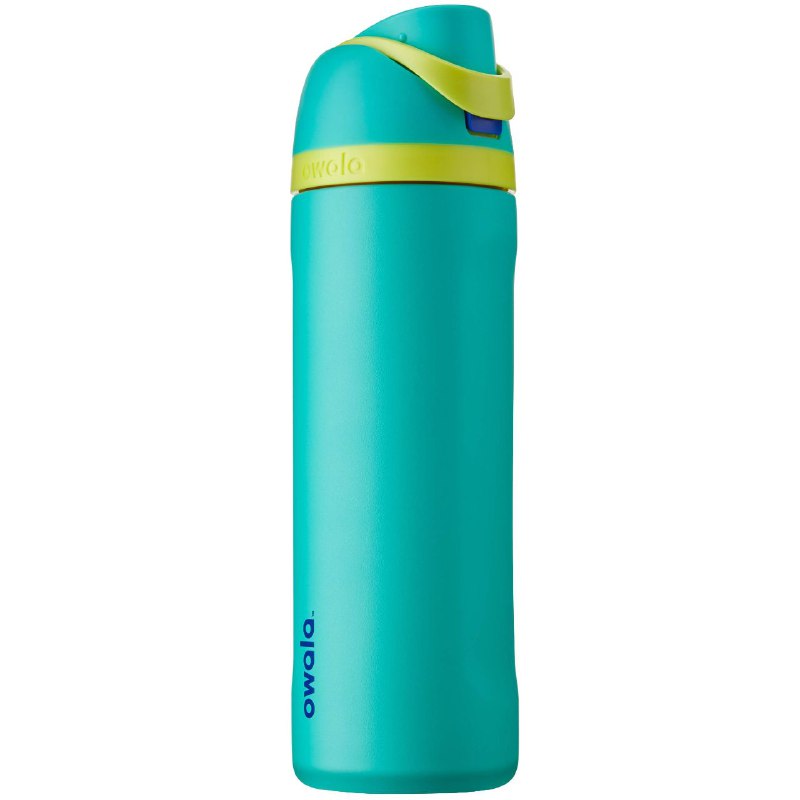BOTELLA DE AGUA TERMICA CON SISTEMA DE DOBLE HIDRATACION OWALA COLOR AQUA 24OZ PRECIO POR MAYOR ES POR CAJA