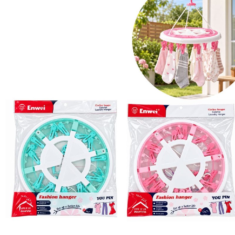 GANCHO TENDEDERO CIRCULAR DE ROPA INTEIOR Y PRENDAS PEQUEÑAS ENWEI 33CM