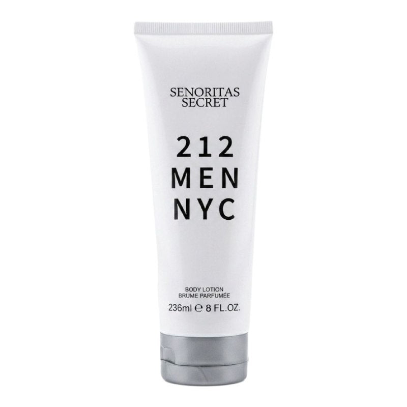 CREMA 212 MEN NYC SENORITAS SECRET 236ML (H) (AROMA SIMILAR CAROLINA HERRERA 212 MEN NYC)
