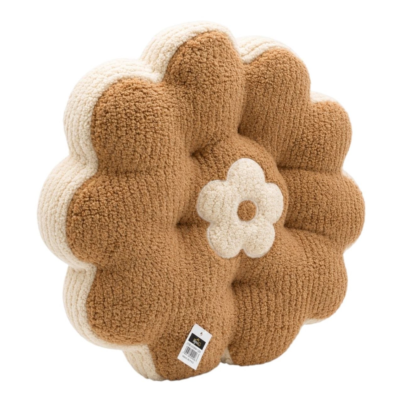 COJÍN EN FORMA DE FLOR PREMIUM ASIENTO DE PANA SUAVE Y DISEÑO ERGONÓMICO BICOLOR 42x46.3 CM