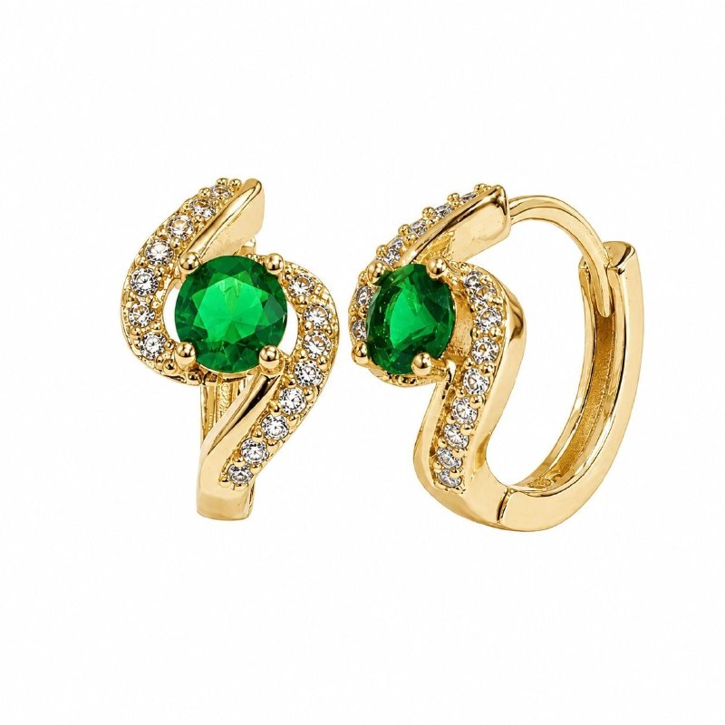 ARITOS DE ENCHAPE PARA DAMA 1CM