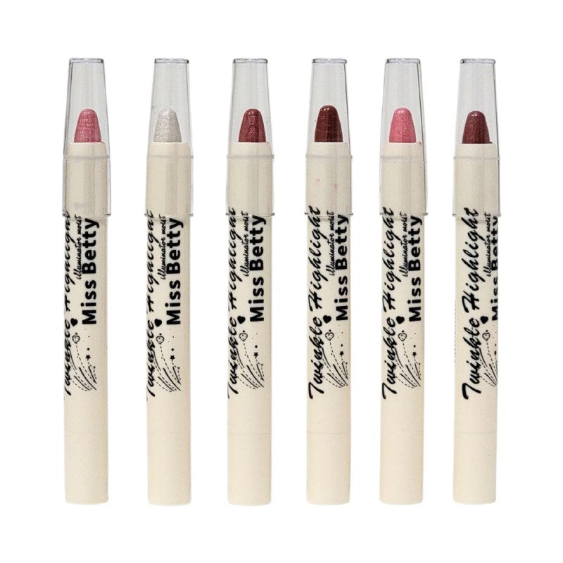 ILUMINADOR DE MAQUILLAJE EN LAPIZ DUPE NYX  QUE REALZA TU BELLEZA CON ALTA SATURACION DE COLOR Y TOQUE DE LUZ NATURAL Y BRILLANTE EN CUALQUIER MOMENTO MISS BETTY 2G (DUPE NYX)