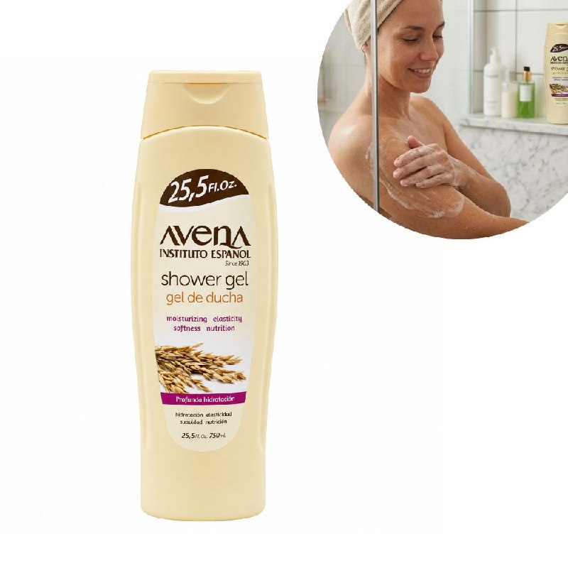 GEL DE DUCHA HIDRATANTE DE AVENA HIPOALERGENICO AVENA INSTITUTO ESPAÑOL 750ML