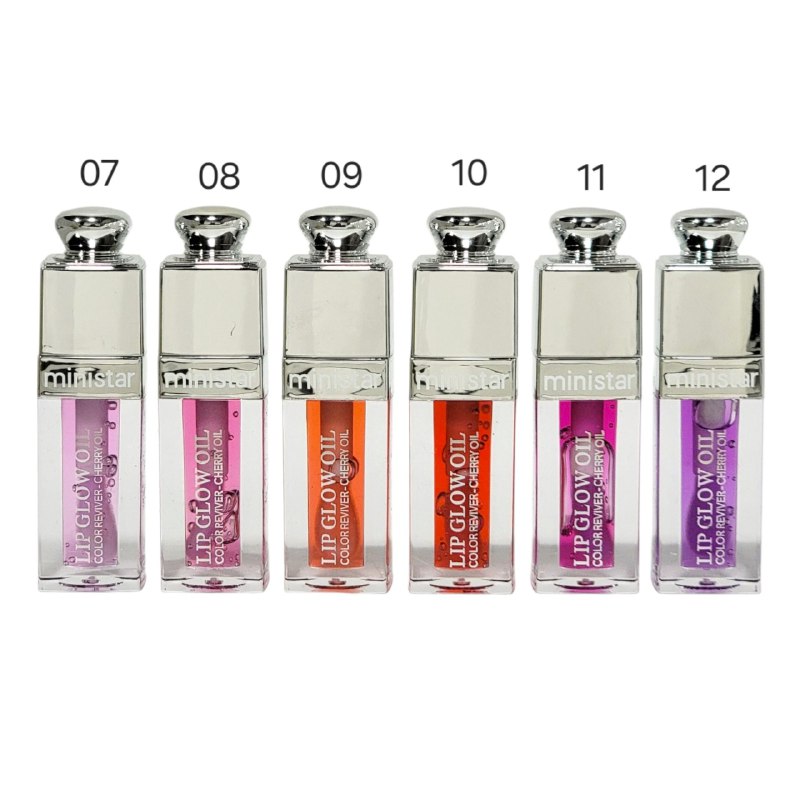ACEITE LABIAL SABOR CEREZA QUE NUTRE Y BRILLA MINISTAR 12ML (DUPE DE DIOR)