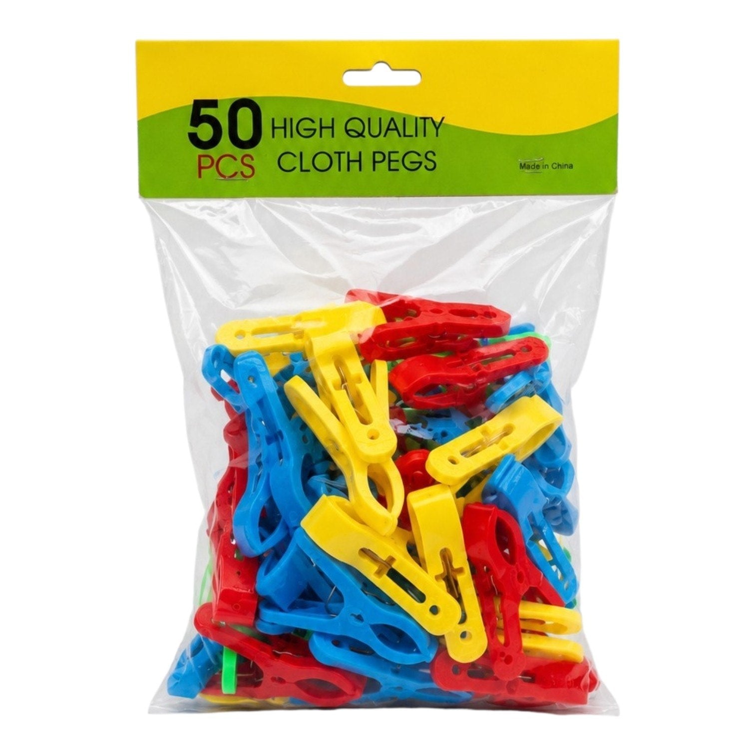 PINZAS PARA ROPA DE ALTA RESISTENCIA Y MÁXIMO AGARRE BENELI HOME HIGH QUALITY CLOTH PEGS 50 PIEZAS