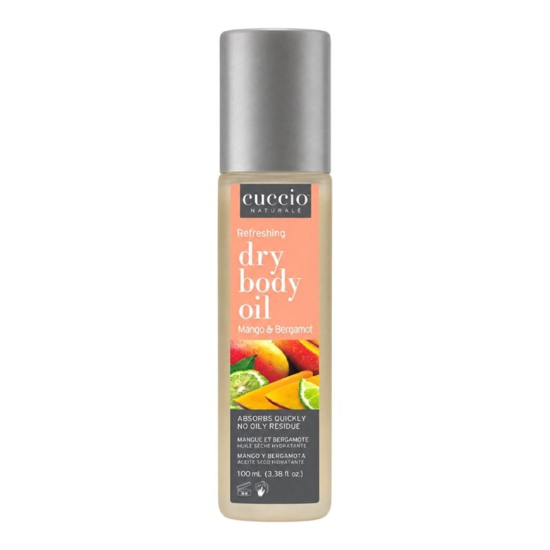 ACEITE CORPORAL SECO HIDRATANTE EN SPRAY CON AROMA A MANGO Y BERGAMOTA CUCCIO 100ML