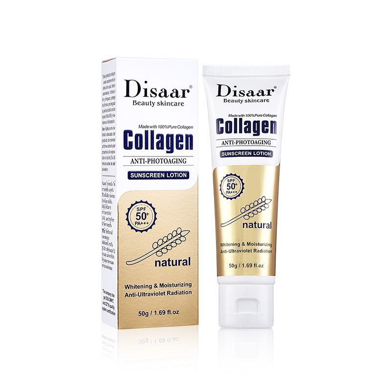 PROTECTOR SOLAR EN CREMA DE COLAGENO 4 EN 1 DISAAR 50G