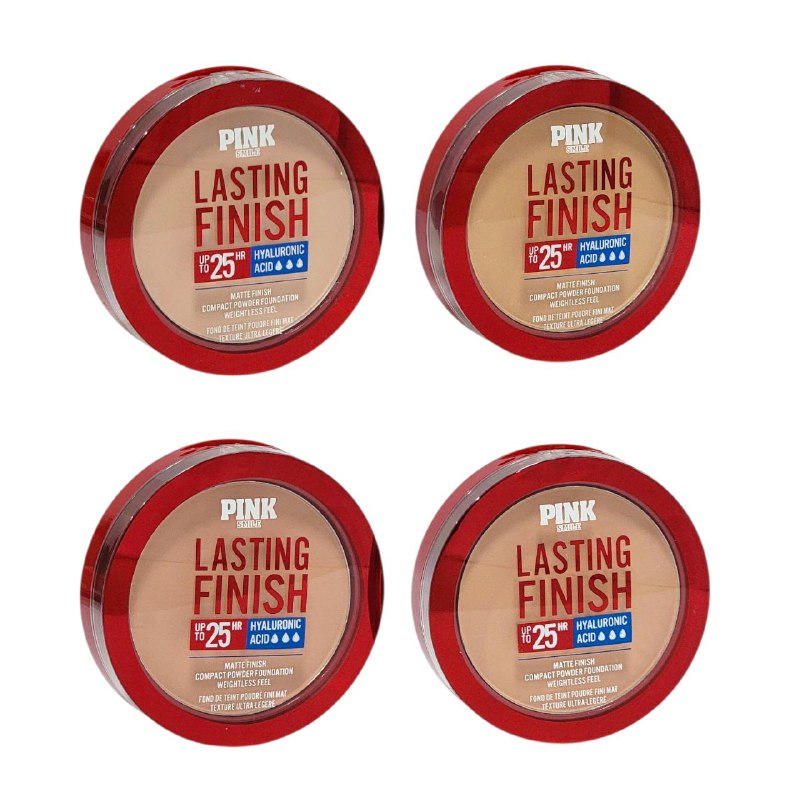 BASE DE MAQUILLAJE EN POLVO MATTE CON ACIDO HIALURONICO PINK SMILE 8G (DUPE DE RIMMEL)